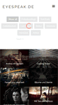 Mobile Screenshot of blog.eyespeak.de