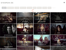 Tablet Screenshot of blog.eyespeak.de
